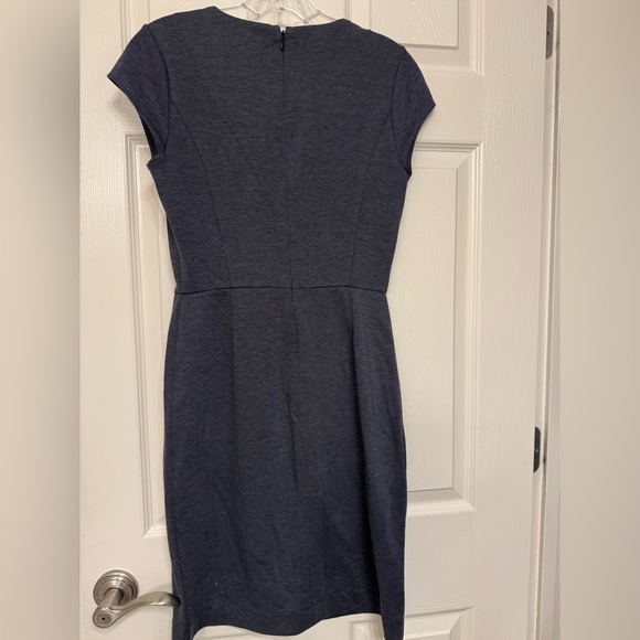 Banana Republic Factory Dark Blue Cap Sleeve Dress - Picture 4 of 5